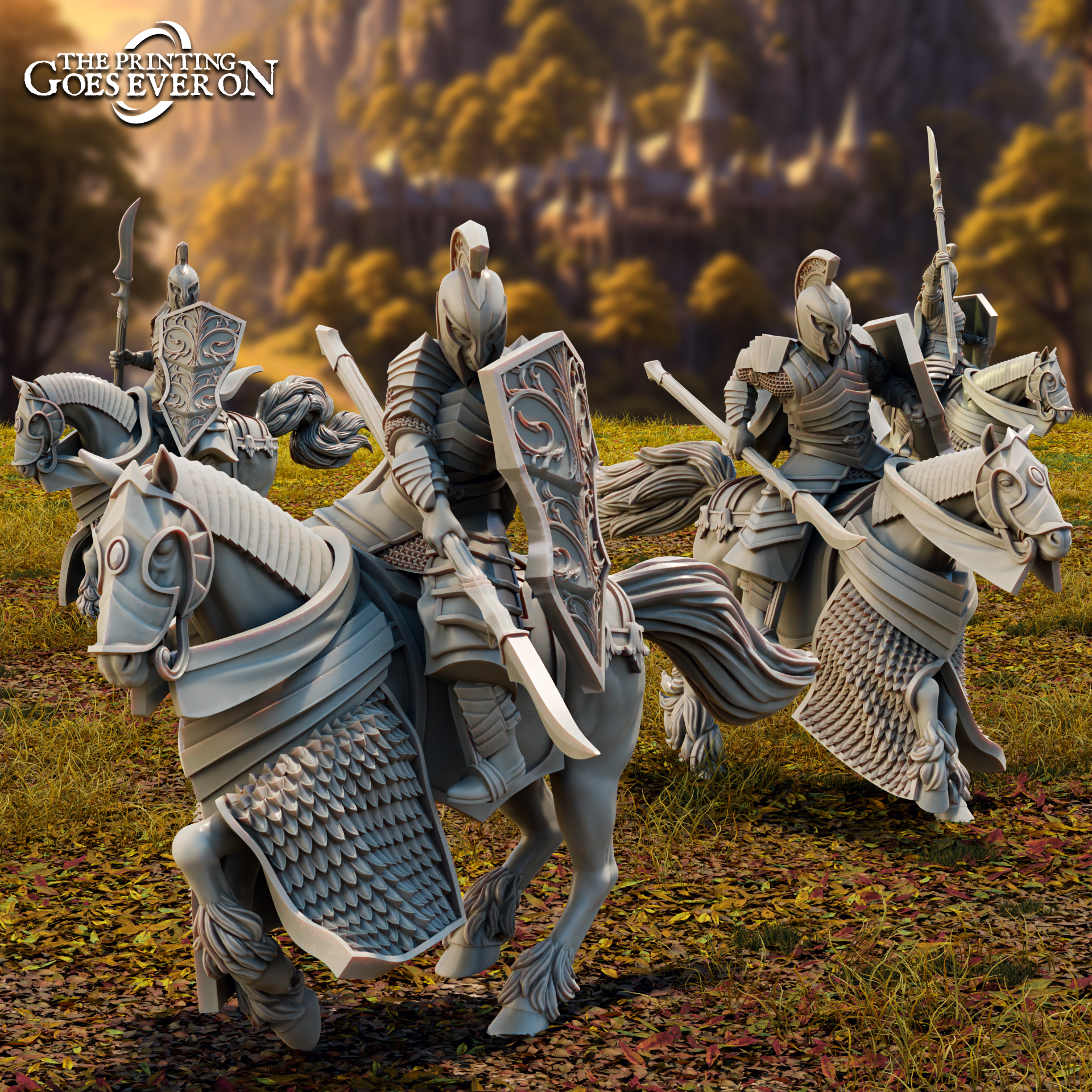 High Elf Knights - Presupported